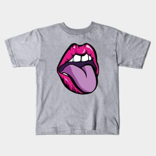 Tongue | Mouth | Lips Kids T-Shirt